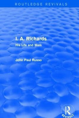 I. A. Richards (Routledge Revivals)(English, Paperback, Russo John Paul)