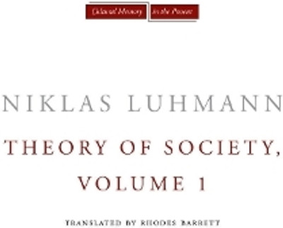 Theory of Society, Volume 1(English, Electronic book text, Luhmann Niklas)