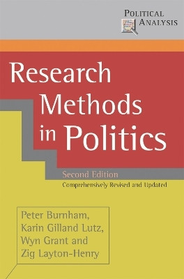 Research Methods in Politics(English, Paperback, Burnham Peter)