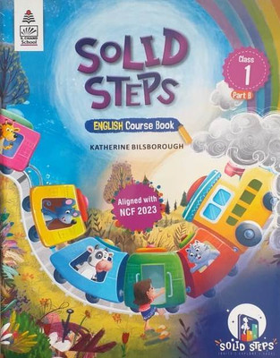 solid steps english course book class 1 part b(Paperback, .)