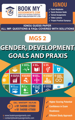 IGNOU MGS 2 Gender, Development Goals and Praxis | Guess Paper| Important Question Answer | Master of Arts (Gender and Development Studies) (MAGD)  - Best IGNOU exam preparation book(Paperback, BMA Publication)