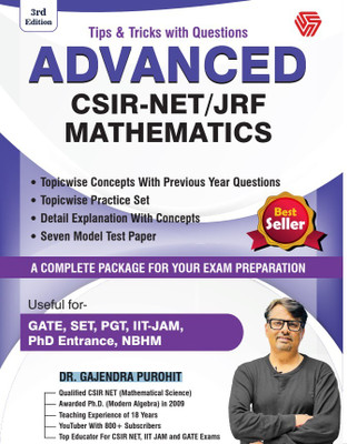 Csir-Net/Jrf Mathematics(English, Paperback, Purohit Gajendra)