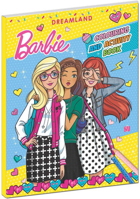 Barbie Colouring and Activity Book  - Colouring book for Children | 48 Pages | Activity Includes some mazes, puzzles, word search etc.(English, Paperback, Dreamland Publications)