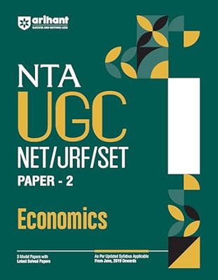 Arihant NTA UGC NET/ JRF/ SET PAPER-2 Economics | As per updated syllabus | 3 Model Papers with latest solved papers(Paperback, Rakesh Kumar Roshan)