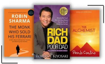 The Monk Who Sold His Ferrari + The Alchemist + Rich Dad Poor Dad (3 Book Combo)(Paperback, JMD BOOKS)