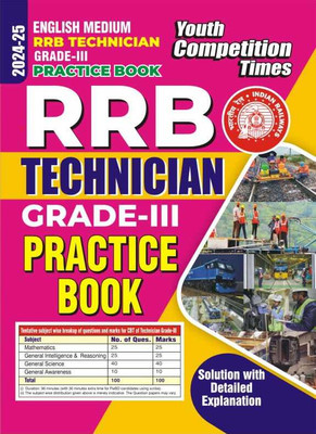 Rrb Technician Grade-Lll (English Medium) Practice Book 2024-25 (Editi(English, Hardcover, unknown)
