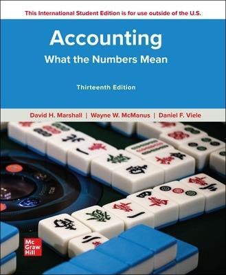 Accounting: What the Numbers Mean ISE(English, Paperback, Marshall David)