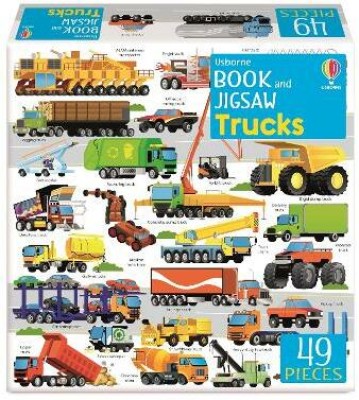 Usborne Book and Jigsaw Trucks(English, Paperback, Smith Sam)