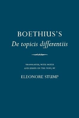 Boethius's "De Topicis Differentiis"(English, Electronic book text, Boethius)