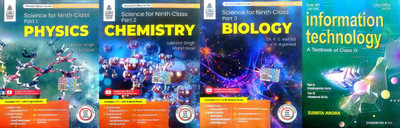 Lakhmir Singh Class 9 Science (Physics, Chemistry, Biology) & (Information Technology) DHANPAT SET OF 4 BOOKS(Paperback, LAKHMIR SINGH)
