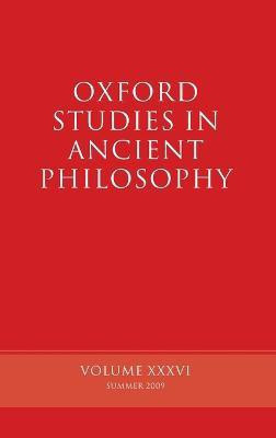 Oxford Studies in Ancient Philosophy, Volume XXXVI(English, Hardcover, unknown)