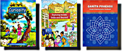 NCERT Class 6 - Ganita Prakash : Curiosity Science : Exploring Society India and Beyond Social Science Combo Set of 3 books(Paperback, NCERT Team)