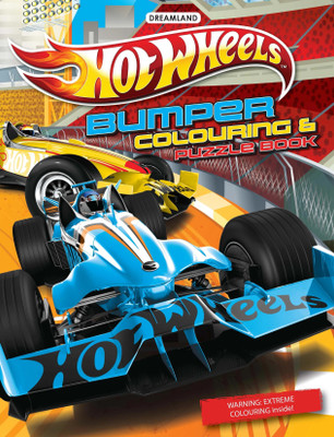 Hot Wheels Bumper Colouring & Puzzle Book  - For Kids Age 4+ | 96 Pages of Turbo-Charged Activities with Answers | Fun Racing Car Colouring, Mazes & Brain Games for Children(English, Paperback, Dreamland Publications)