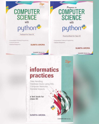 2023-24 Combo of (Computer Science With Python Class 12 SUMITA Arora vol 1,2 + Informatics practices class 12 )(Paperback, SUMITA Arora) 2023-24 Combo of (Computer Science With Python Class 12 SUMITA Arora vol 1,2 + Informatics practices class 12 )(Paperback, SUMITA Arora)