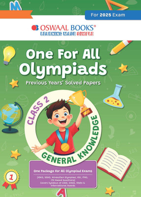 One for All Olympiads Previous Year Solved Papers_class 2_general Know(English, Paperback, unknown)