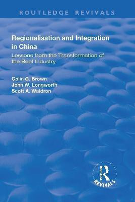 Regionalisation and Integration in China(English, Hardcover, Brown Colin)