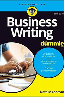 Business Writing For Dummies, 3ed | New(Paperback, Canavor)