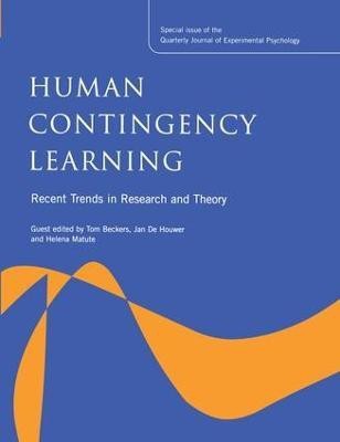 Human Contingency Learning: Recent Trends in Research and Theory(English, Paperback, unknown)