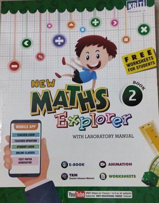 New maths explorer book 2 (without worksheets)(Paperback, Lawrence D'souza)