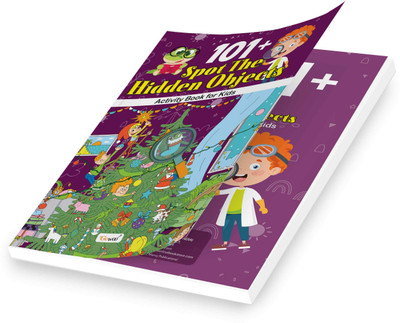 101+ Spot the Hidden Objects Activity Book for Kids : Educational Puzzle Book with Seek and Find Activities, Toddlers activity book(Paperback, GOWOO)