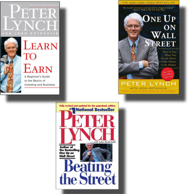 Peter Lynch Books Combo( Best Selling Trading Comobo)Learn to Earrn, Upon Wall & Beating Street(Paperback, Jhon Rothschild)