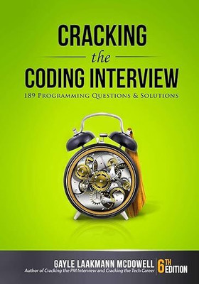 Cracking the Coding Interview(Paperback, Gayle Laakmann McDowell)