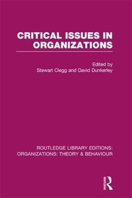 Critical Issues in Organizations (RLE: Organizations)(English, Paperback, unknown)