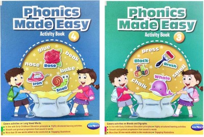 Phonics made easy 3,4 activity book (combo of 2) for kids(Paperback, Navneet Education Ltd.)