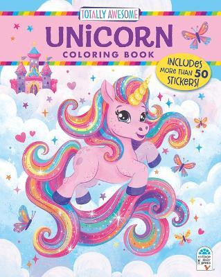 Totally Awesome Unicorn Coloring Book with Stickers(English, Paperback, unknown)