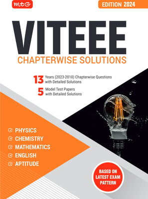 Viteee Chapterwise Previous 13 Years Solved Papers with 5 Model Test Papers Physics, Chemistry, Mathematics, English & Quantitative Aptitude Pyq Books for 2024 Exam(English, Paperback, unknown)