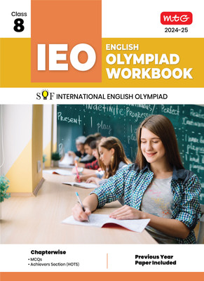 MTG International English Olympiad (IEO) Workbook for Class 8 - MCQs, Previous Years Solved Paper and Achievers Section - SOF Olympiad Preparation Books For 2024-2025 Exam(English, Paperback, ZARRIN ALI KHAN)