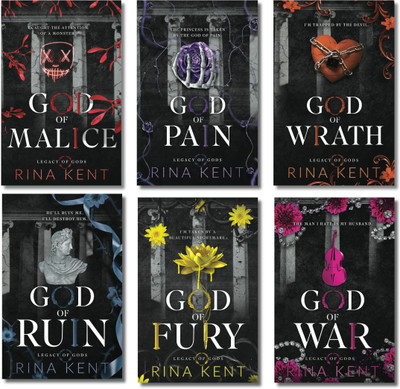 Rina Kent Books Collection, God of Malice, God of Pain, God of Wrath, God of Ruin, God of Fury, God of War, Rina Kent, Paperback, English(Paperback, Rina Kent)