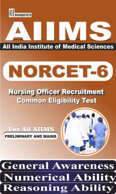 AIIMS NORCET 6 2024 (Nursing Officer Common Eligibility Test) (Set of 4 Books)(Paperback, CHETAN SAKHUJA)
