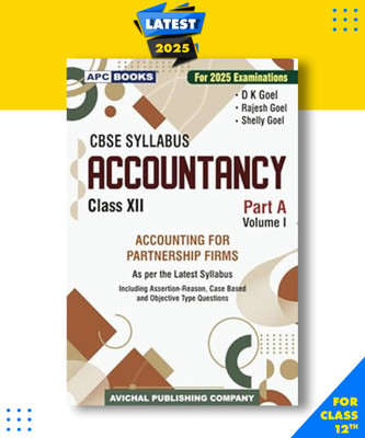 Accountancy Part A Vol. 1 Accounting For Partnership Firms For Class 12 -CBSE -Examination Paperback, D.K. Goel,Rajesh Goel|New Latest Edition For 2025-2026(Paperback, D.K. Goel,Rajesh Goel)
