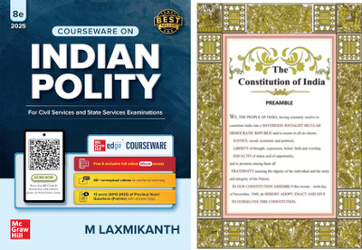 Indian Polity M Laxmikant + Preamble of India(Paperback, M. Laxmikant)