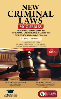 New Criminal Laws - MCQ Series (2023 Edition)(Paperback, Dr. Kalpeshkumar L. Gupta, Team Law Teachers India)