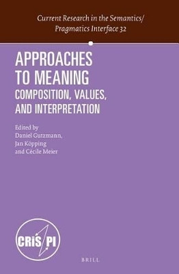 Approaches to Meaning(English, Electronic book text, unknown)
