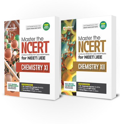 Arihant Master the NCERT Chemistry Class 11 and 12 for JEE/CUET 2026 (Set fo 2) | Line by Line MCQs from Latest NCERT Books | 2000+ Topicwise-Chapterwise MCQs | NCERT Notes With JEE Tracker, Concept Maps, PYQs & Video Explanations(English, Hardcover, unknown)
