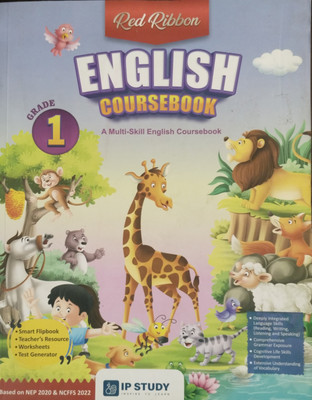 Red Ribbon English Coursebook Grade 1(Paperback, Soma Dutta, Divyanshu Gupta)