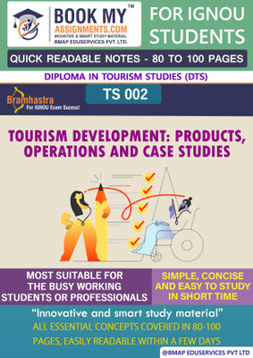 IGNOU TS 2 Tourism Development: Products, Operations and Case Studies Study Material For IGNOU Students Simplify Your Studies(Paperback, BMA Publication)