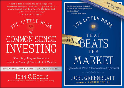 The Little Book of Common Sense Investing
+The Little Book That Still Beats the Market Paperback(Paperback, John C. Bogle, Joel Greenblatt)