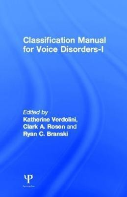 Classification Manual for Voice Disorders-I(English, Paperback, unknown)