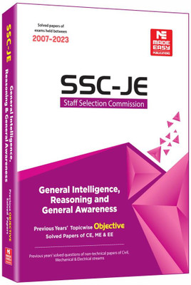 SSC -JE : General Intelligence Reasoning and General Awareness 2024(Paperback, MADE EASY Editorial Board)