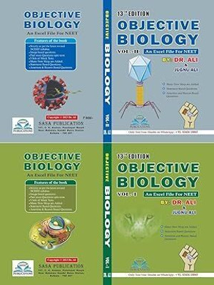 Dr. Ali Objective Biology Vol 1 & 2, NEET Guide Book by Dr. Ali & Jugnu Ali, 13th Edition(2025)  - Neet Biology(Paperback, Dr. Ali, Jugnu Ali)