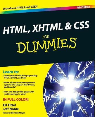 HTML, XHTML and CSS For Dummies(English, Paperback, Tittel Ed)