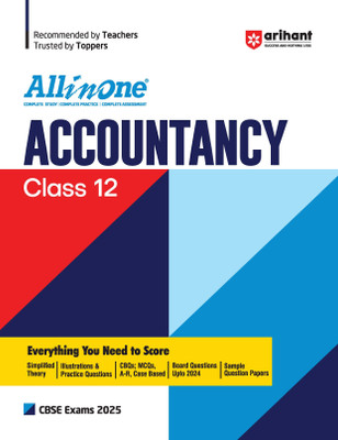 (Old Edition) Arihant All In One Accountancy Class 12th Based On Latest NCERT For CBSE Exams 2025 | Mind map in each chapter | Clear & Concise Theory | Intext & Chapter Exercises | Sample Question Papers(Paperback, Richa Makkar)