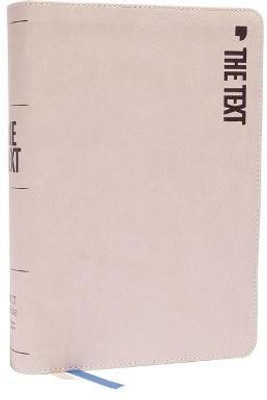 The TEXT Bible: Uncover the message between God, humanity, and you (NET, Stone Leathersoft, Comfort Print)(English, Leather / fine binding, DiMarco Michael)