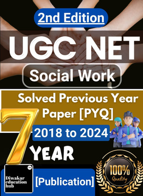 UGC NET Social Work Solved Previous year Question Paper II Best Book II Year 2018 to 2024 II With Detail Solutions II 7 Year PYQ II By Diwakar Education Publication(Paperback, Ayush Rajput)