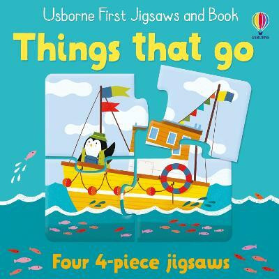 Usborne First Jigsaws and Book: Things that Go(English, Paperback, Oldham Matthew)