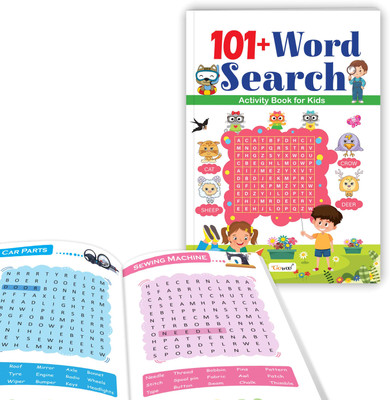 Early learning book : 101+ Word Search Activity Book - kids educational book, Fun practice book for kids, Focus and attention builder book(Paperback, GOWOO) Early learning book : 101+ Word Search Activity Book - kids educational book, Fun practice book for kids, Focus and attention builder book(Paperback, GOWOO)